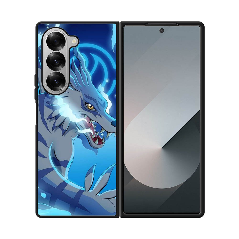 Garurumon Digimon Samsung Galaxy Z Fold 7 5G Case QC8317