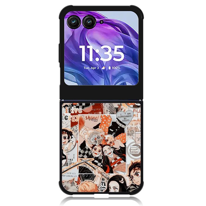 Kimetsu No Yaiba Motorola Moto Razr Plus 2024 , Moto Razr+ 2024 Case OV8201