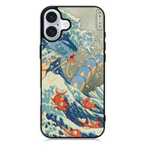 The Great Red Wave iPhone 16 Case