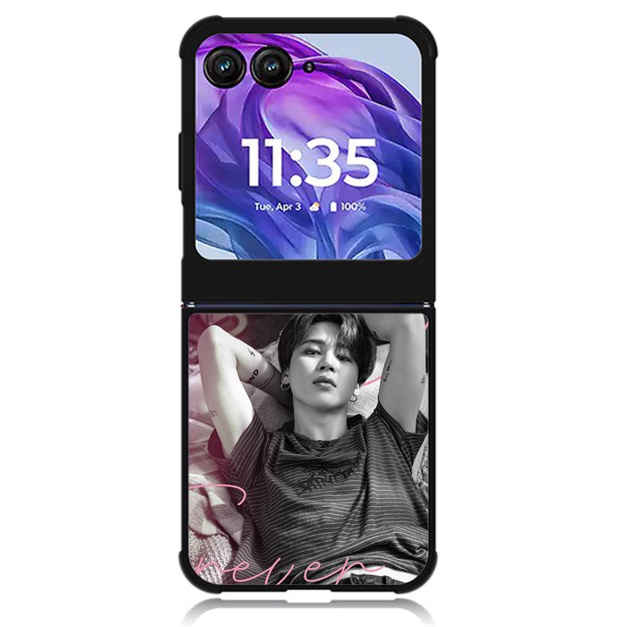 BTS Jimin Young Forever Motorola Moto Razr Plus 2024 , Moto Razr+ 2024 Case OV9699