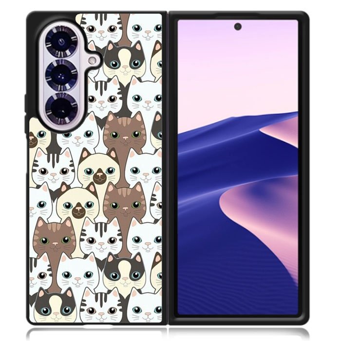 cat tumblr Samsung Galaxy Z Fold 7 Case OV9704