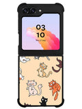 Happy Cat day Samsung Galaxy Z Flip 5 5G 2023 Case OV9714