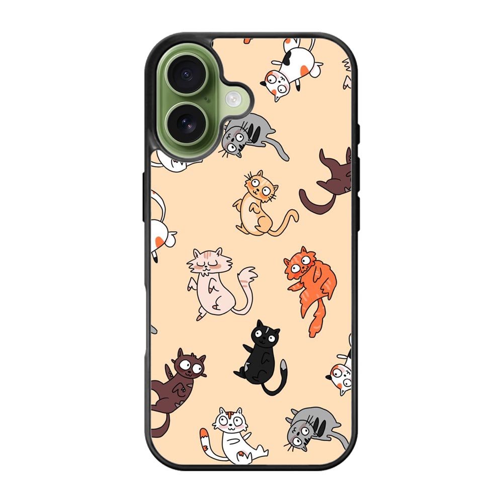 Happy Cat day iPhone 17 Case OV9714