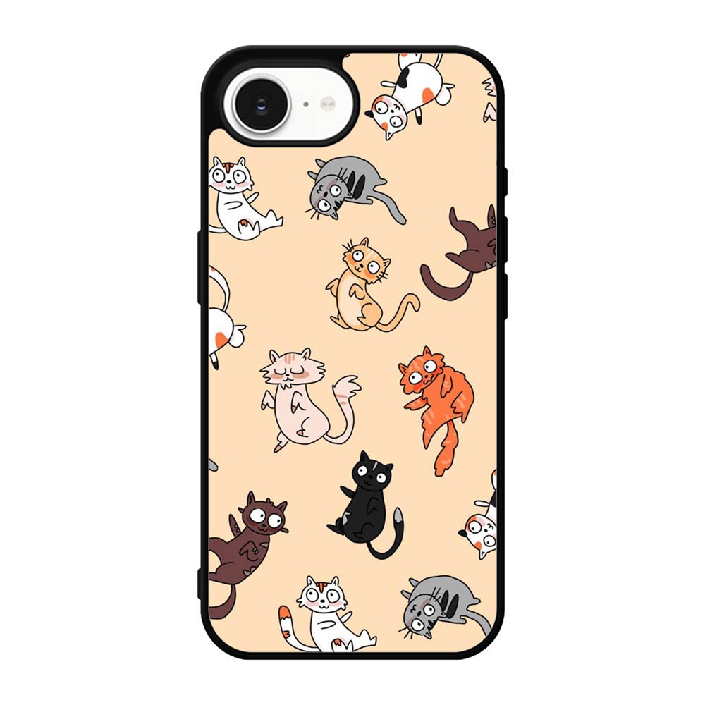 Happy Cat day iPhone 17e Case OV9714
