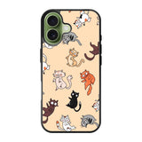 Happy Cat day iPhone 17 Case OV9714
