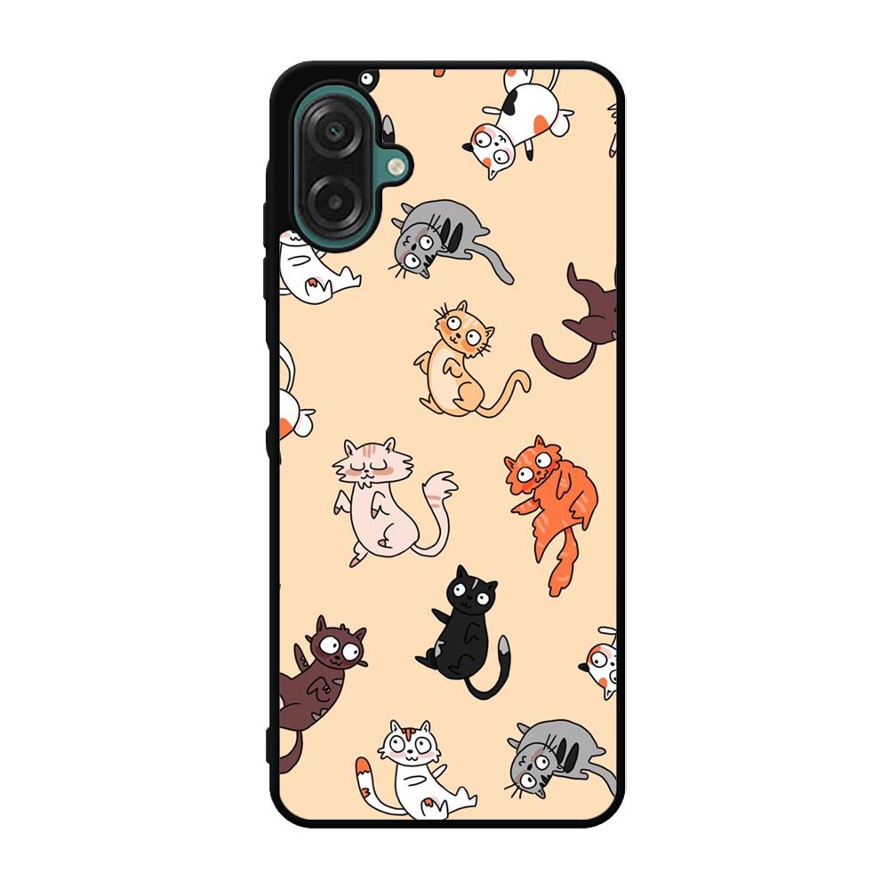 Happy Cat day Samsung Galaxy A07 Case OV9714