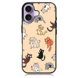 Happy Cat day iPhone 17 Case OV9714
