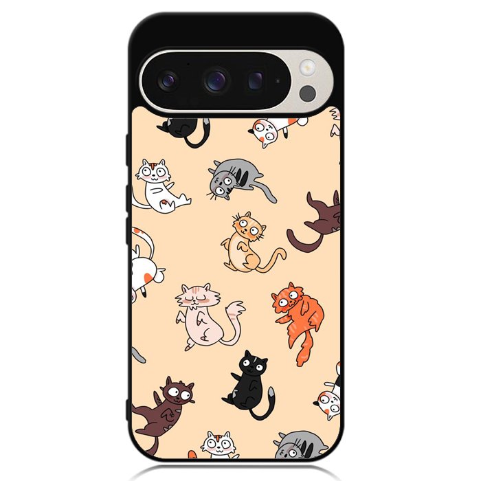 Happy Cat day Google Pixel 9 Pro XL Case OV9714