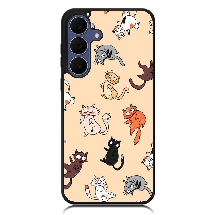 Happy Cat day Samsung Galaxy S25 FE Case OV9714