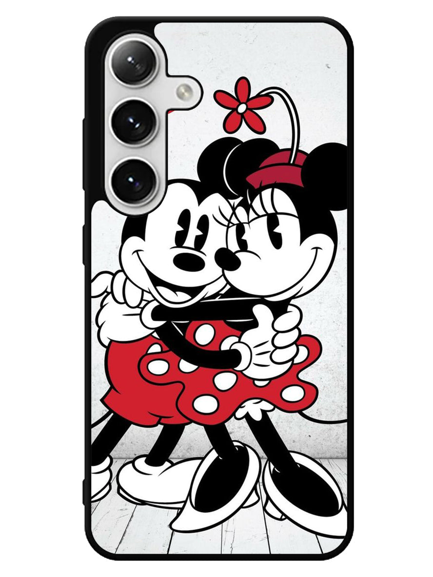 mickey mouse and minnie mouse Samsung Galaxy S25 5G Case