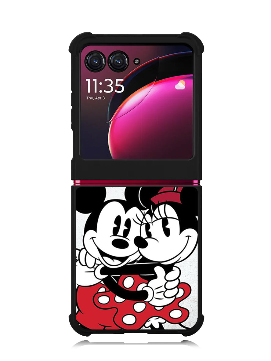 mickey mouse and minnie mouse Motorola Moto Razr Plus 2023 , Moto Razr+ 2023 Case