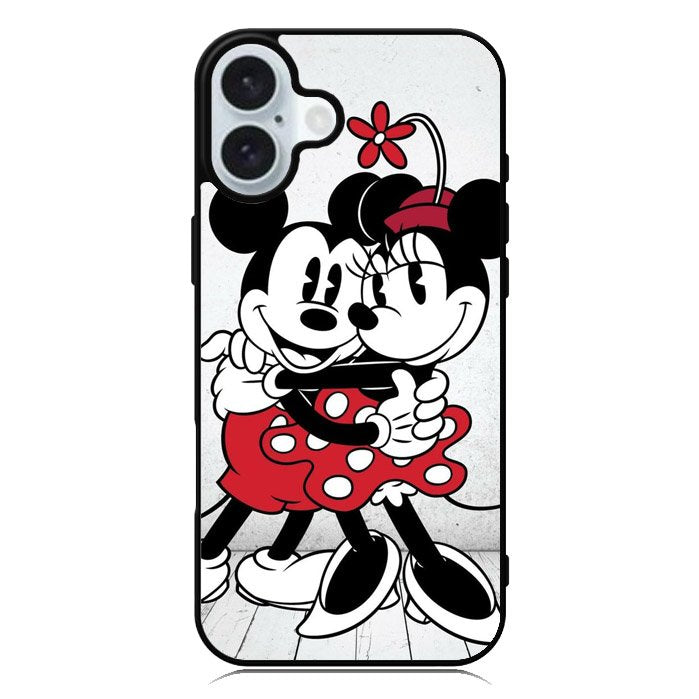 mickey mouse and minnie mouse iPhone 16 Case