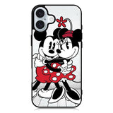 mickey mouse and minnie mouse iPhone 16 Plus Case