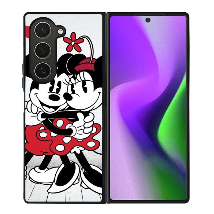 mickey mouse and minnie mouse Samsung Galaxy Z Fold 6 Case