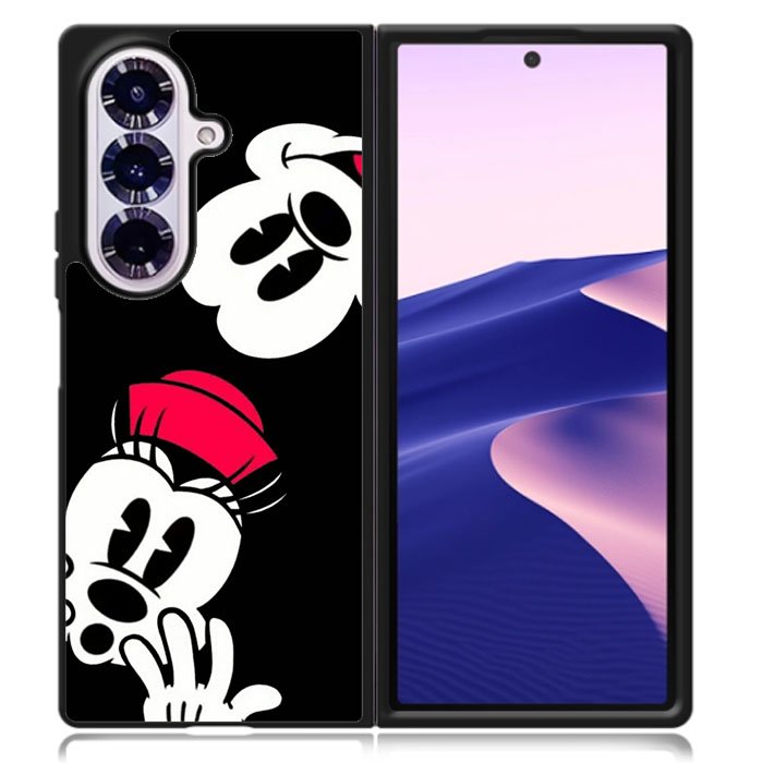 mickey mouse and minnie mouse Samsung Galaxy Z Fold 7 Case OV9674