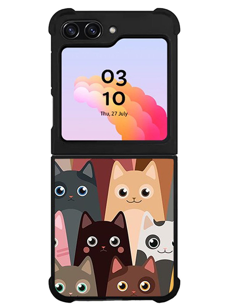 Cute funny cat Samsung Galaxy Z Flip 5 5G 2023 Case OV9707