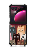 Cute funny cat Motorola Moto Razr Plus 2023 , Moto Razr+ 2023 Case OV9707