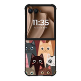 Cute funny cat Motorola Moto RAZR Plus 2025 Case OV9707