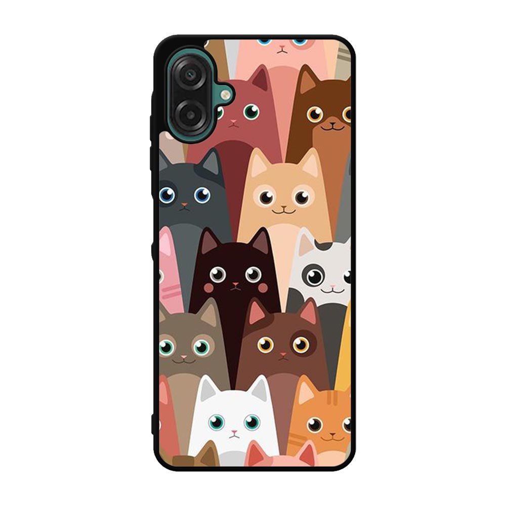 Cute funny cat Samsung Galaxy A07 Case QC9707