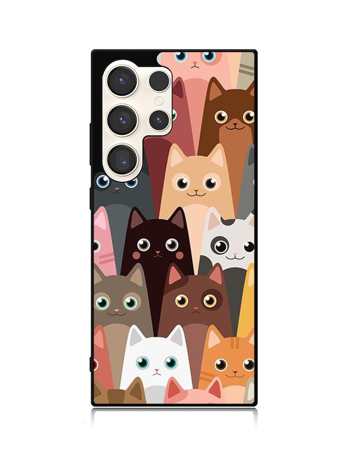 Cute funny cat Samsung Galaxy S23 Ultra 5G Case QC9707