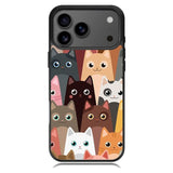 Cute funny cat iPhone 17 Pro Case RC9707