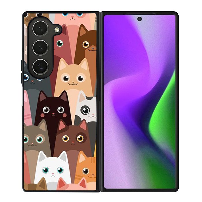 Cute funny cat Samsung Galaxy Z Fold 6 5G 2024 Case OV9707