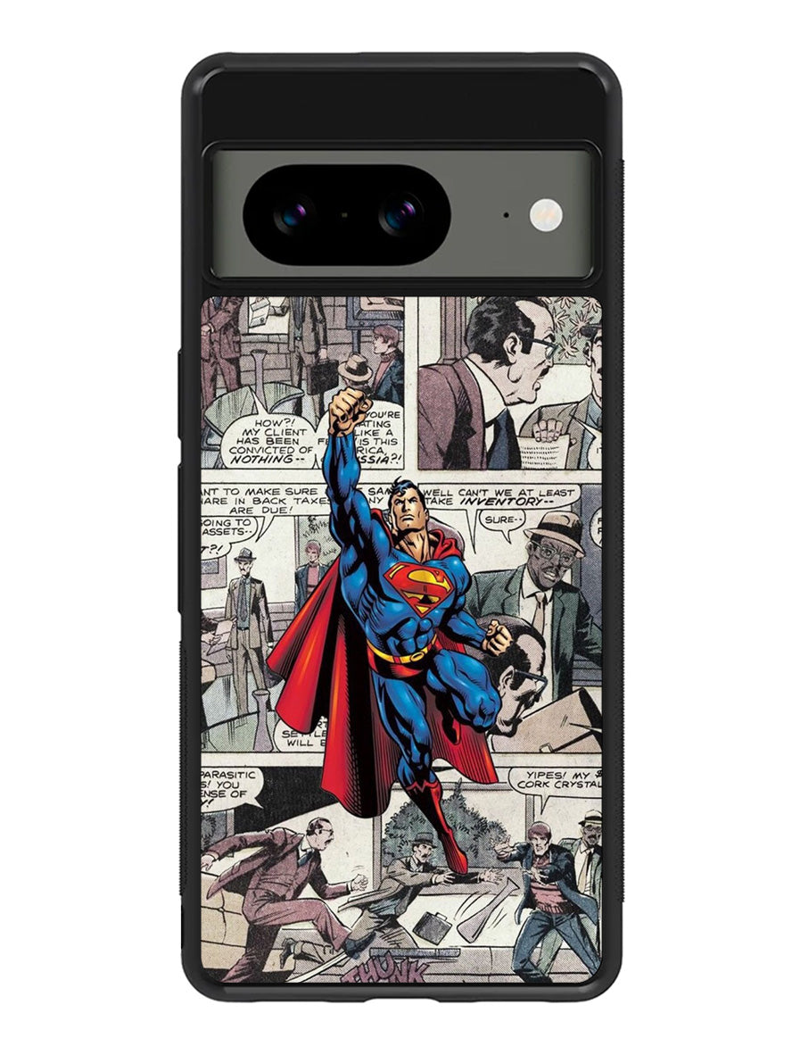 superman comic Google Pixel 8 Case QC9689