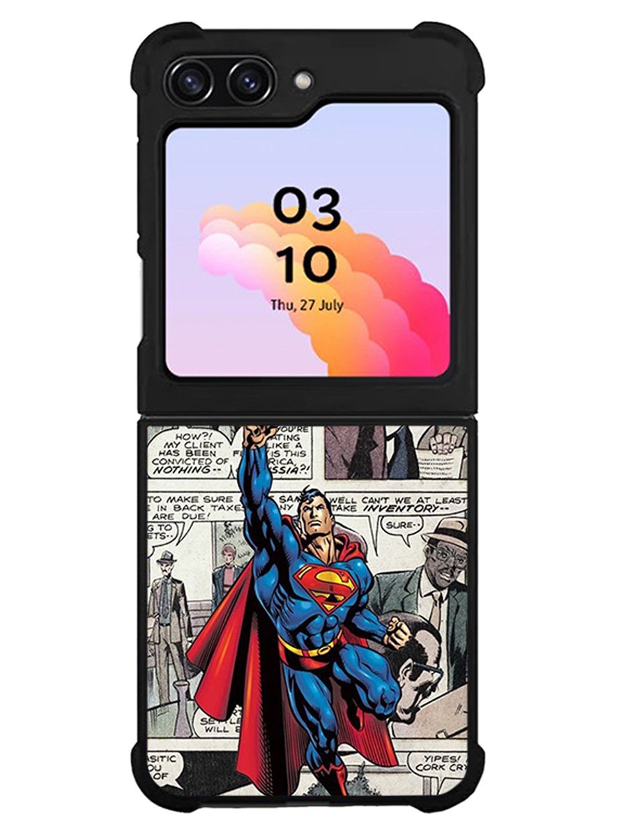superman comic Samsung Galaxy Z Flip 5 5G 2023 Case OV9689