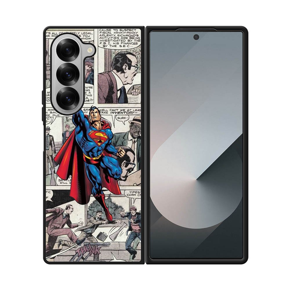 superman comic Samsung Galaxy Z Fold 7 5G Case QC9689