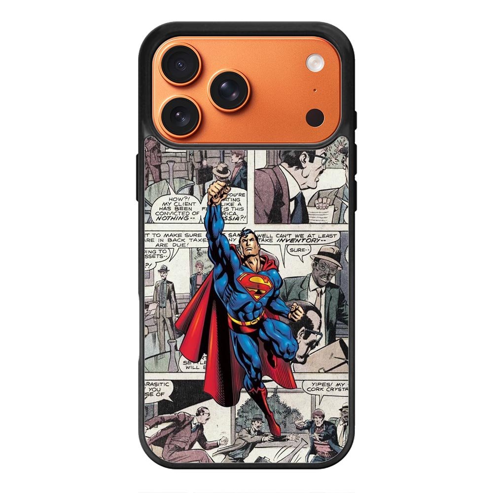 superman comic iPhone 17 Pro Case QC9689