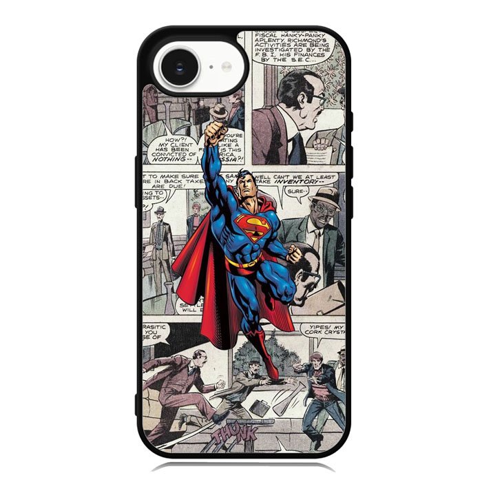 superman comic iPhone 16e Case OV9689