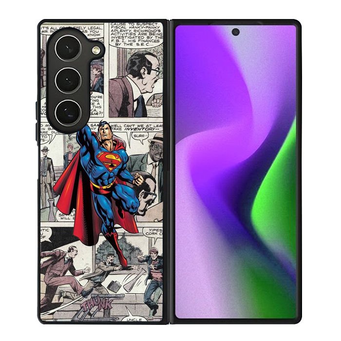 superman comic Samsung Galaxy Z Fold 6 5G 2024 Case OV9689