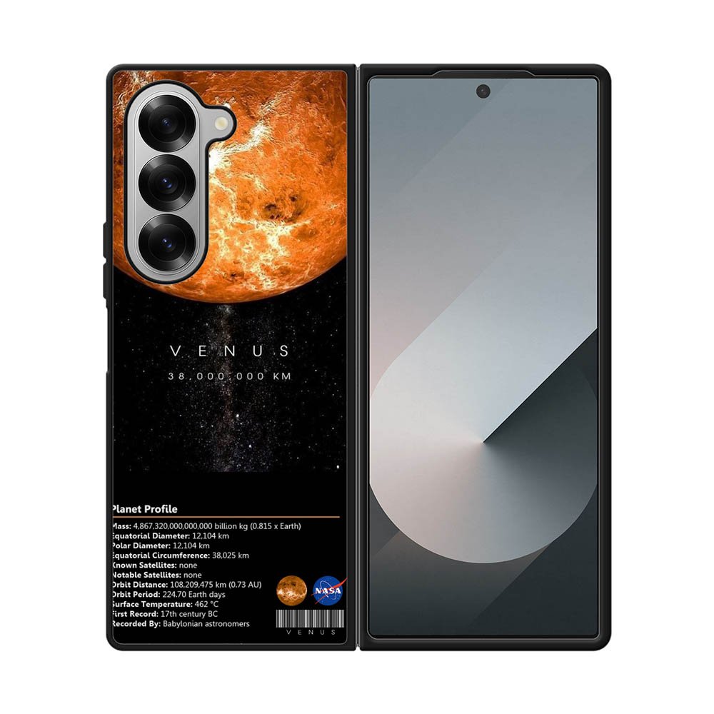 Space Facts Venus Samsung Galaxy Z Fold 7 5G Case OV9688
