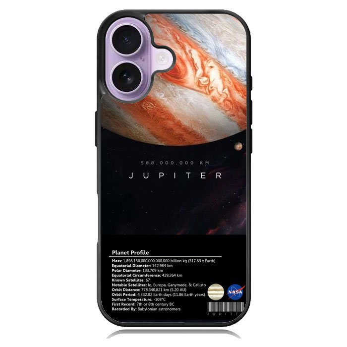 Space Facts Jupiter iPhone 17 Case OV9686
