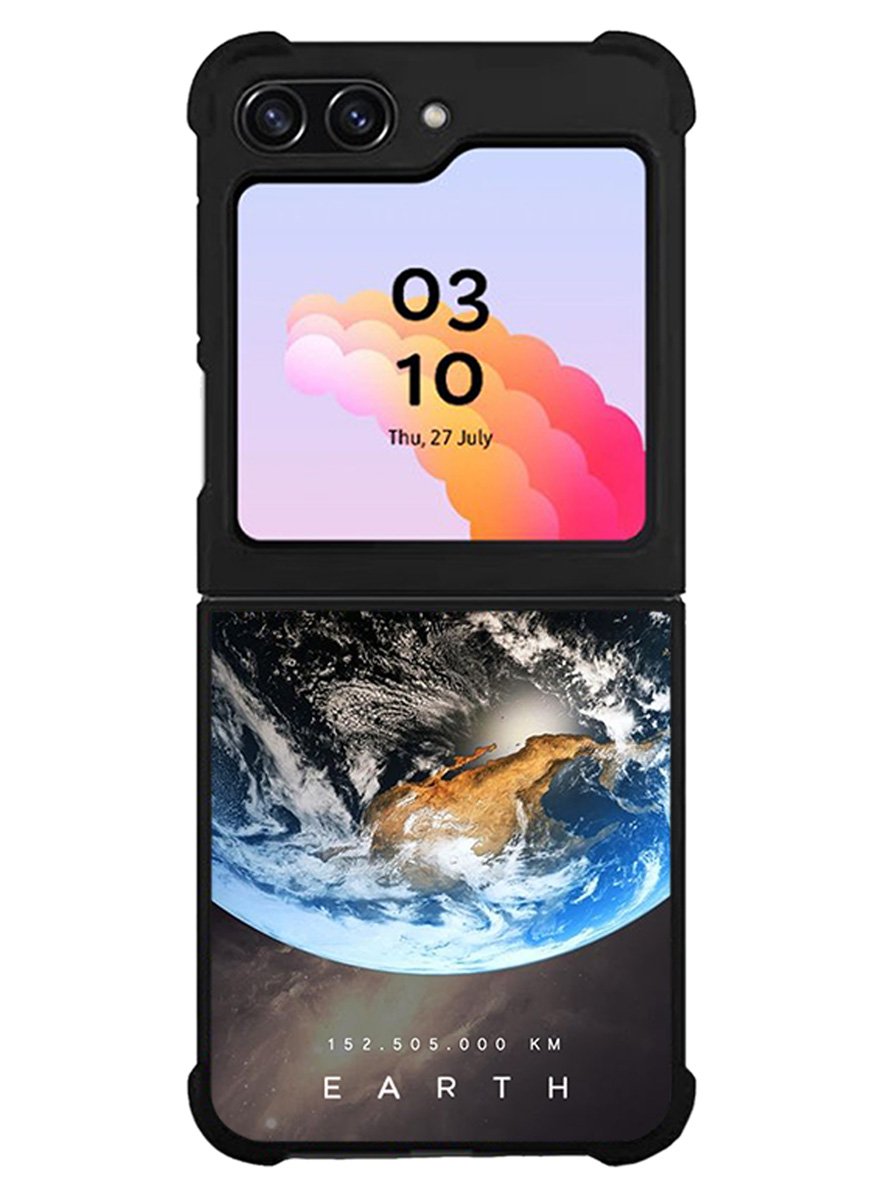 Space Facts Earth Samsung Galaxy Z Flip 5 5G 2023 Case OV9685