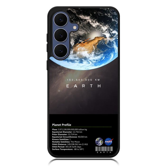 Space Facts Earth Samsung Galaxy S25 FE Case OV9685
