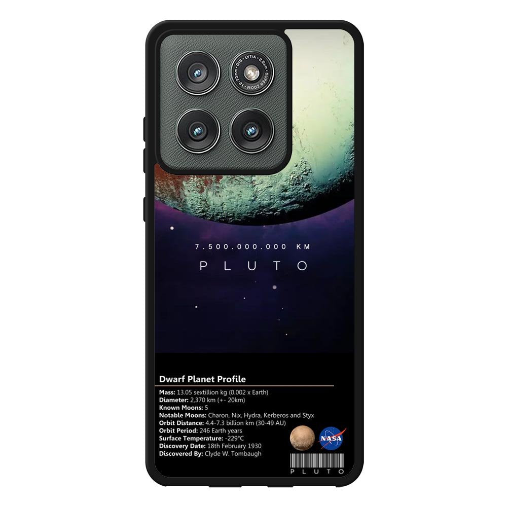 Space Facts Pluto Motorola Moto Edge 2025 Case QC9687