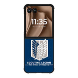 Attack On Titan Scouting Motorola Moto RAZR Plus 2025 Case OV9694
