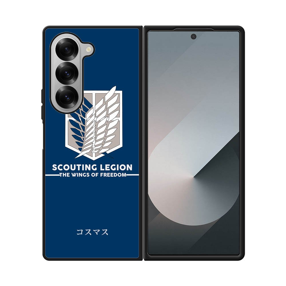 Attack On Titan Scouting Samsung Galaxy Z Fold 7 5G Case QC9694