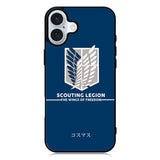 Attack On Titan Scouting iPhone 16 Case QC9694