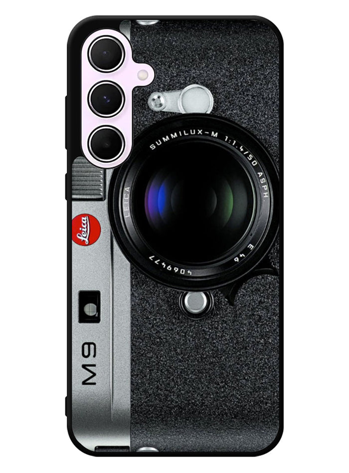 Black M9 Leica Camera Samsung Galaxy A55 5G Case