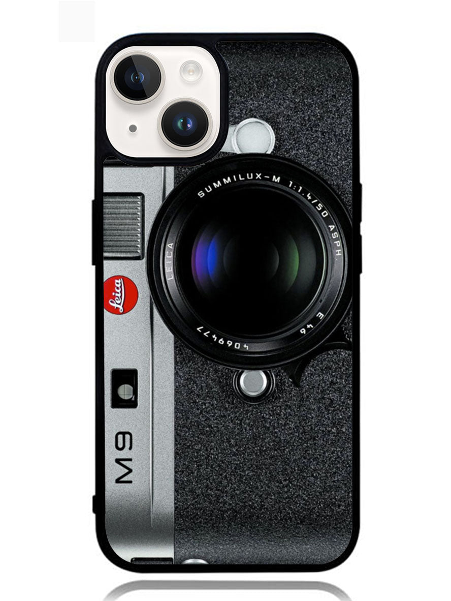 Black M9 Leica Camera iPhone 14 Case