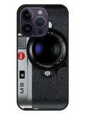 Black M9 Leica Camera iPhone 14 Pro Case