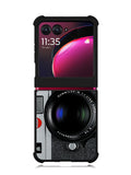 Black M9 Leica Camera Motorola Moto Razr Plus 2023 , Moto Razr+ 2023 Case