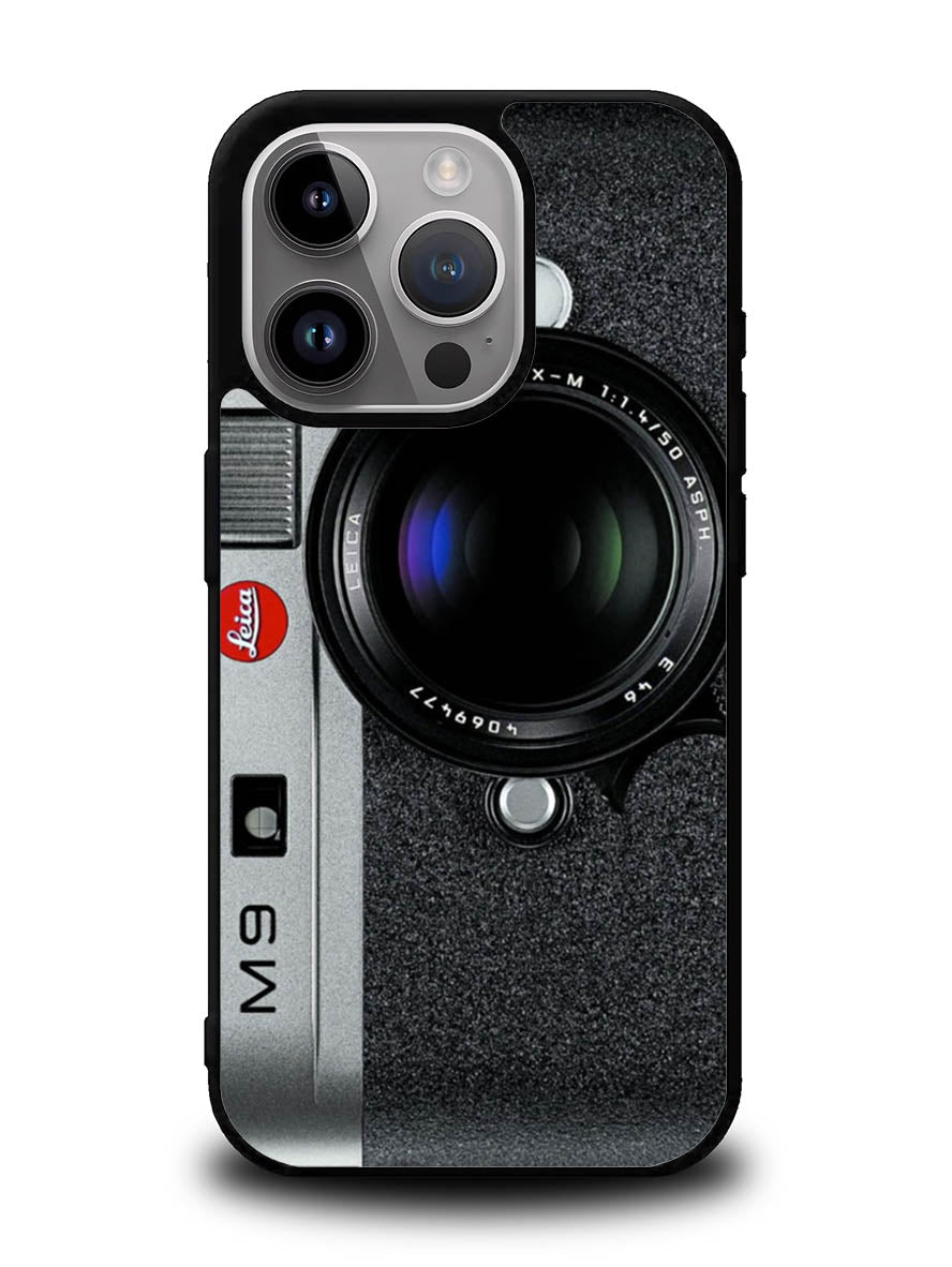 Black M9 Leica Camera iPhone 15 Pro Case