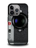 Black M9 Leica Camera iPhone 15 Pro Case