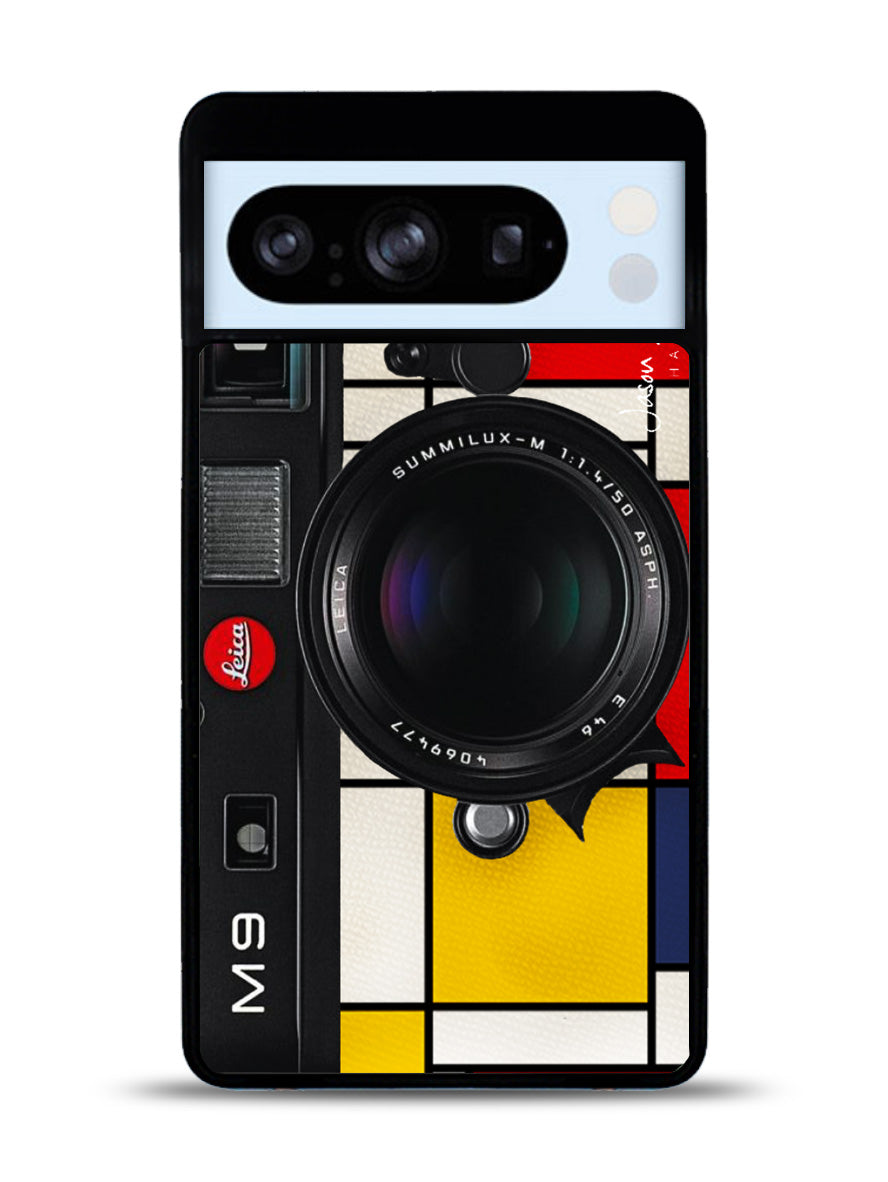 Black M9 Leica Camera Google Pixel 8 Pro Case QC9769