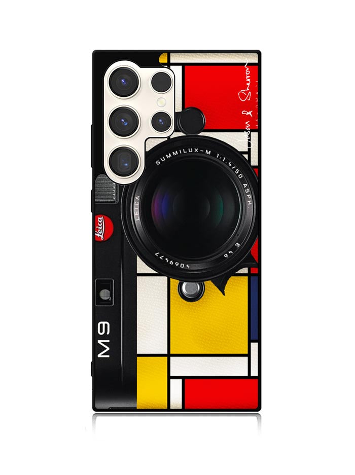Black M9 Leica Camera Samsung Galaxy S23 Ultra 5G Case QC9769