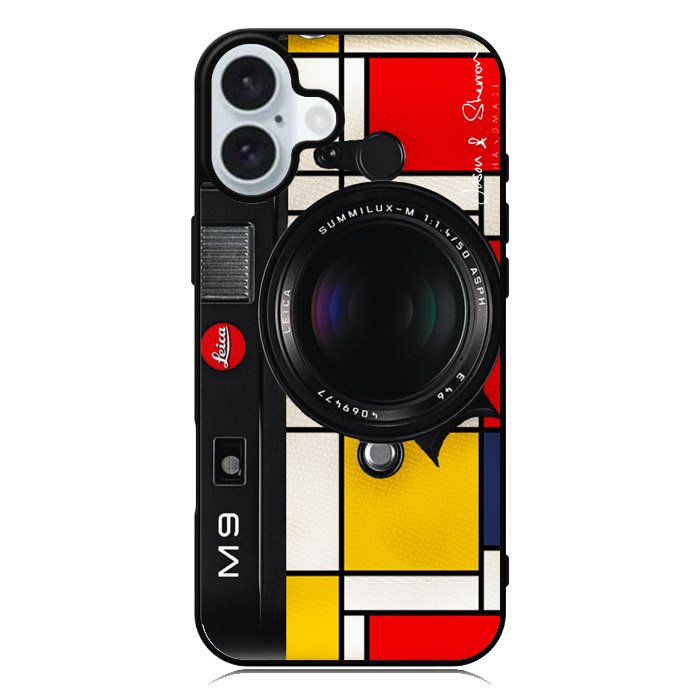 Black M9 Leica Camera iPhone 16 Case QC9769