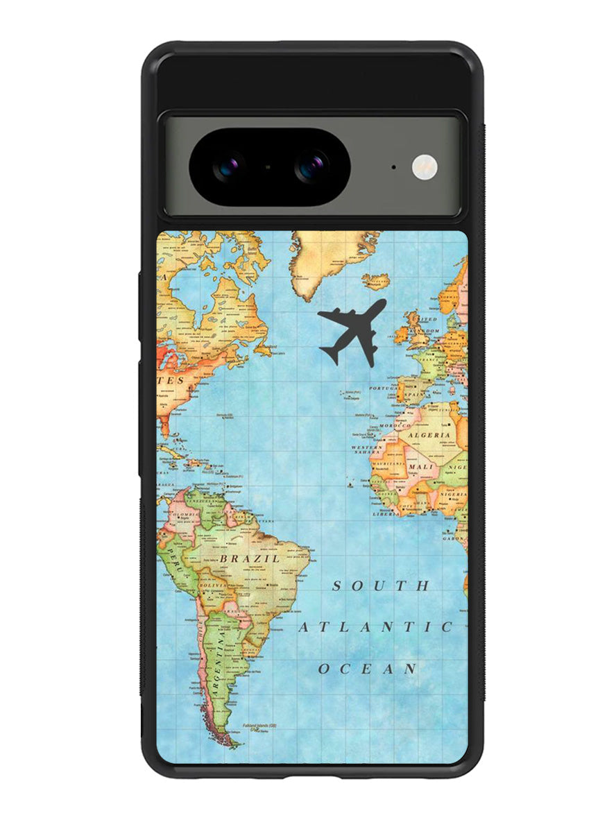 World Map Google Pixel 8 Case QC9733
